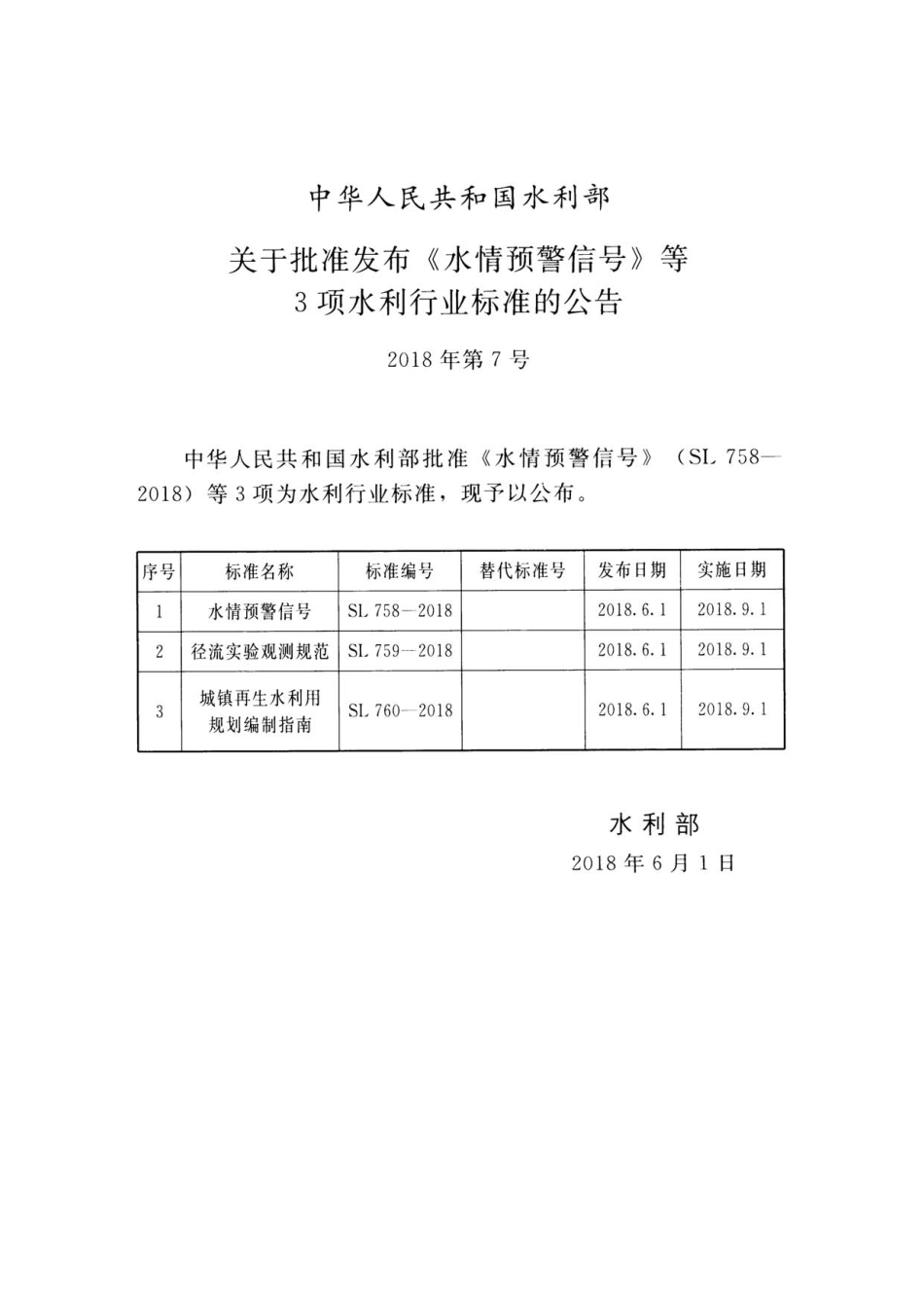 SL 760-2018 城镇再生水利用规划编制指南.pdf_第2页