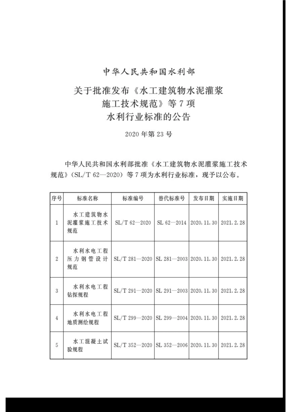 SL∕T 291-2020 水利水电工程钻探规程.pdf_第2页