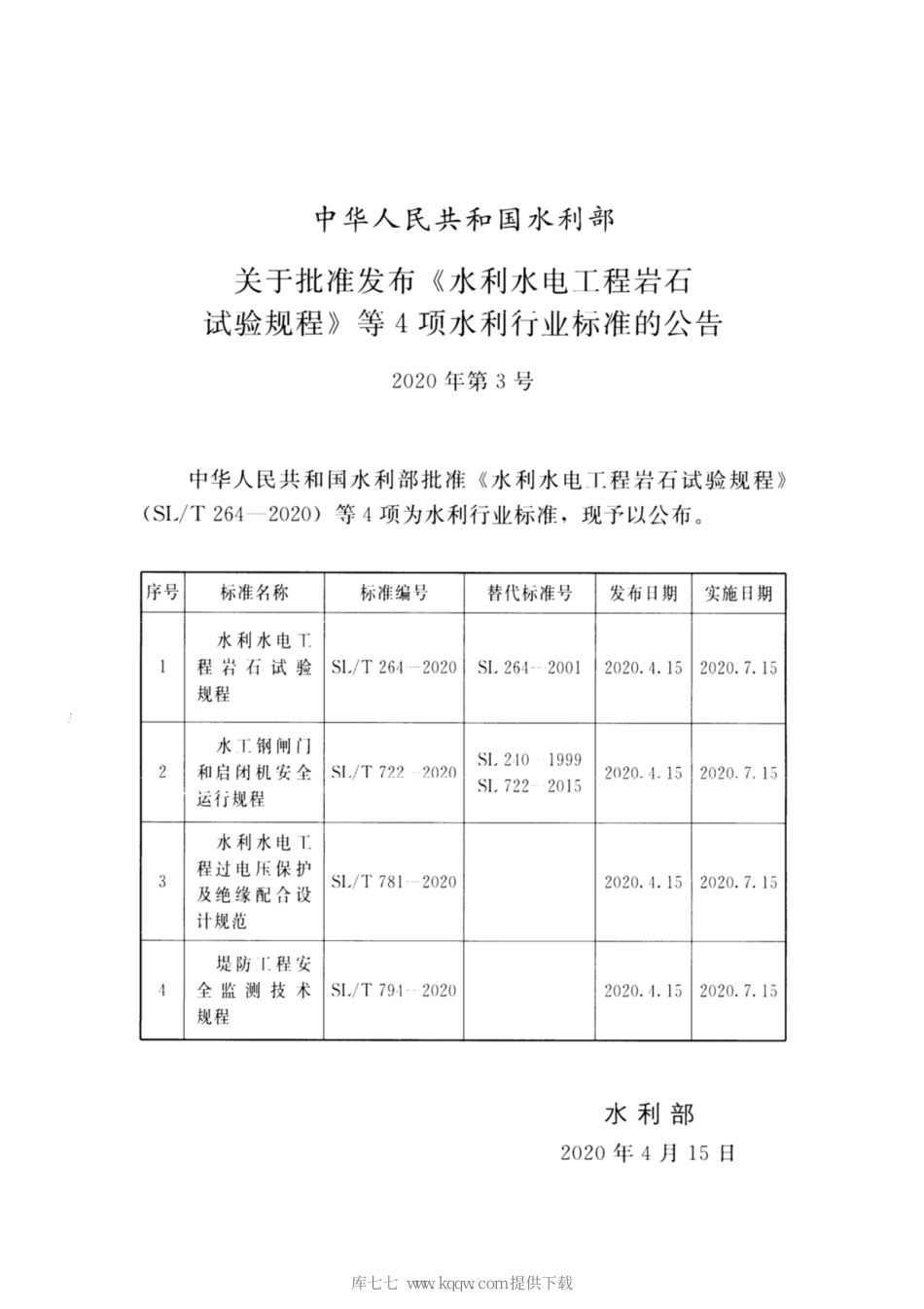 SL∕T 794-2020 堤防工程安全监测技术规程.pdf_第2页