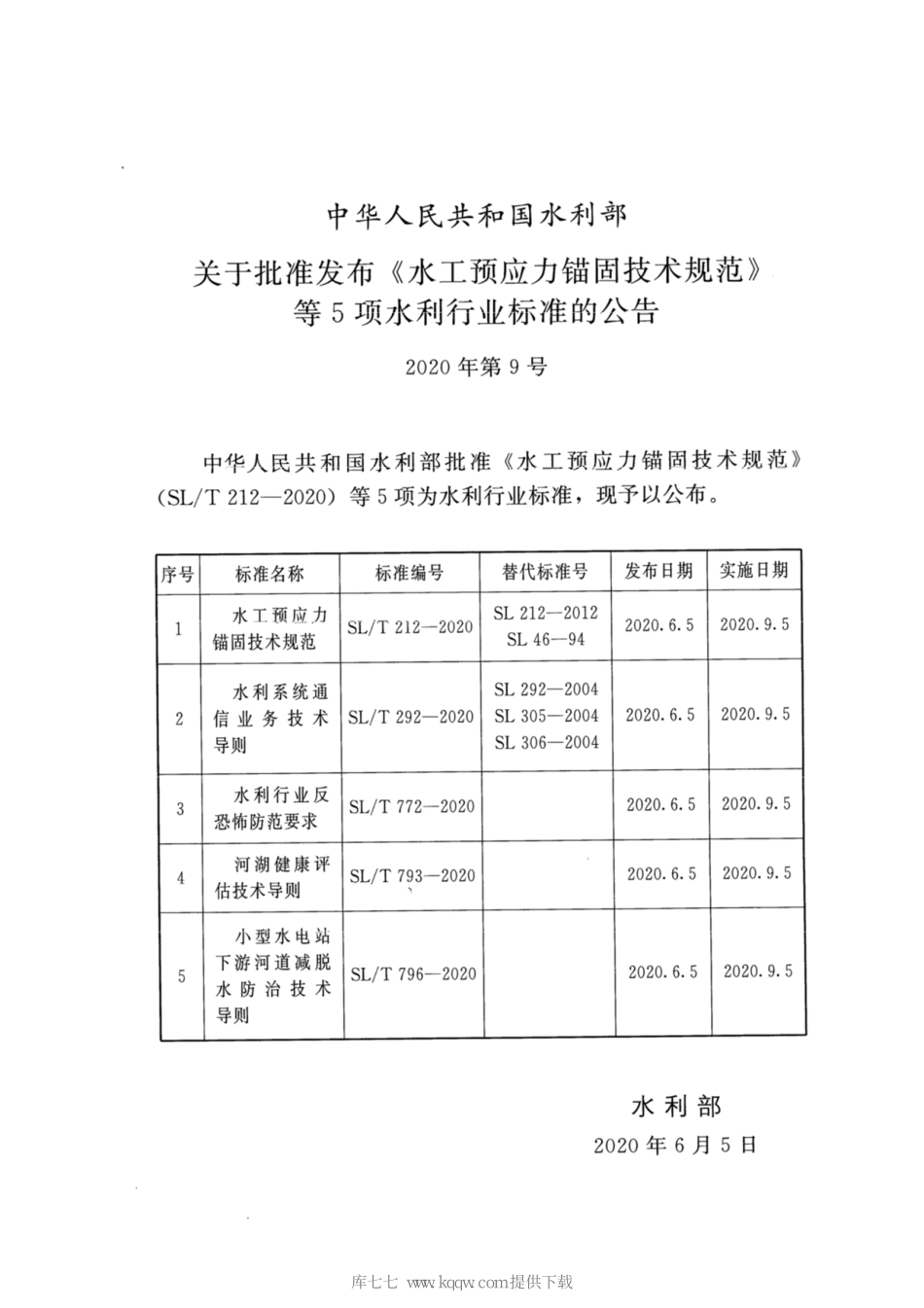 SL∕T 796-2020 小型水电站下游河道减脱水防治技术导则.pdf_第2页