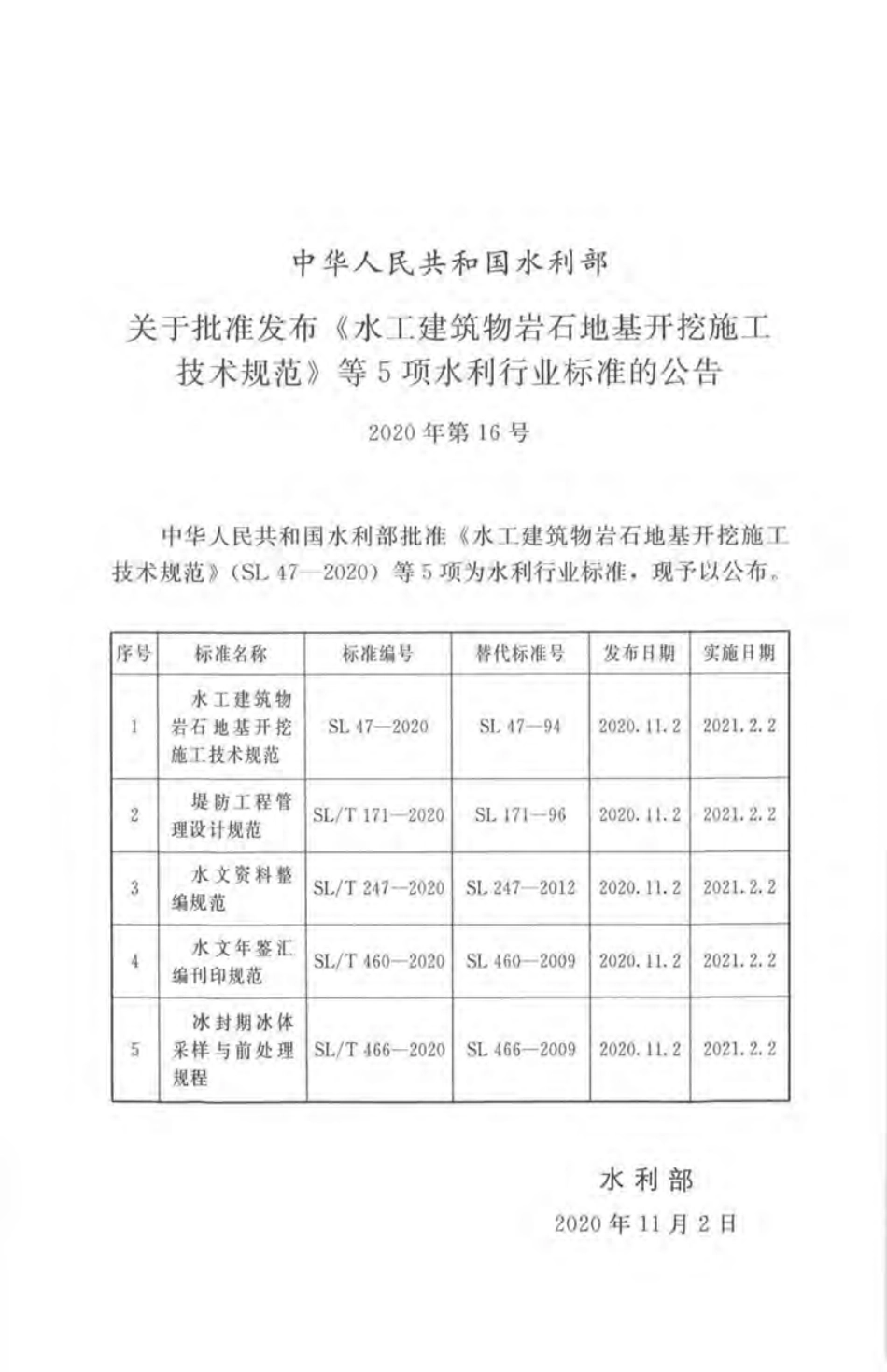 SL 47-2020 水工建筑物岩石地基开挖施工技术规范.pdf_第3页