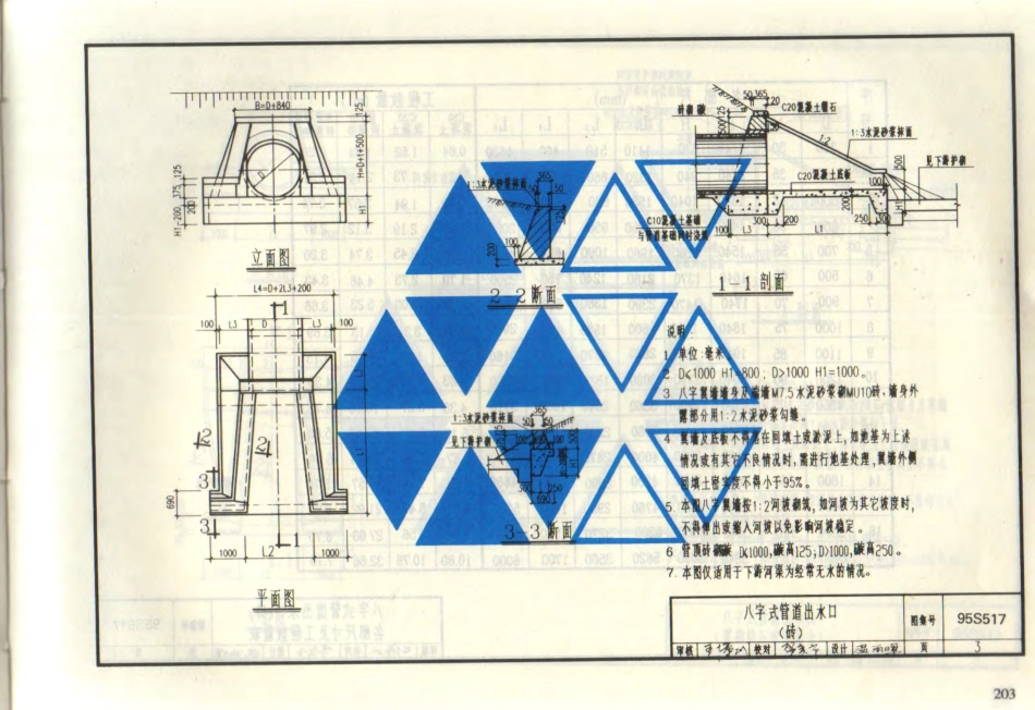 95(03)S517 排水管道出水口(含2003年局部修改版).pdf_第3页