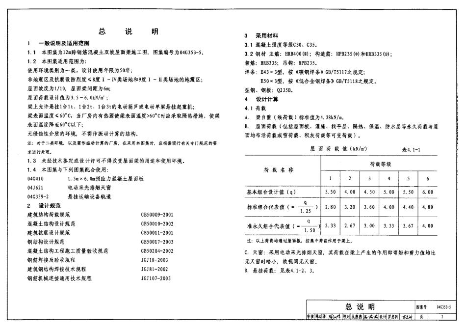 04G353-5 钢筋混凝土屋面梁.pdf_第2页