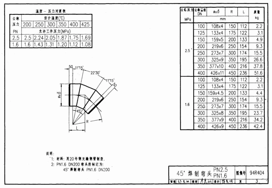 94R404 热力管道焊制管件设计选用图.pdf_第3页
