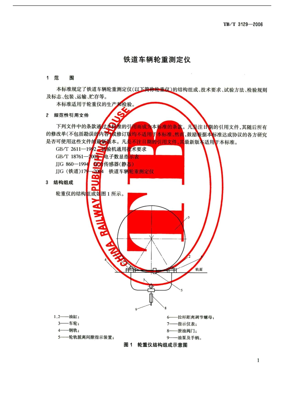 TBT3129-2006 铁道车辆轮重测定仪.pdf_第3页