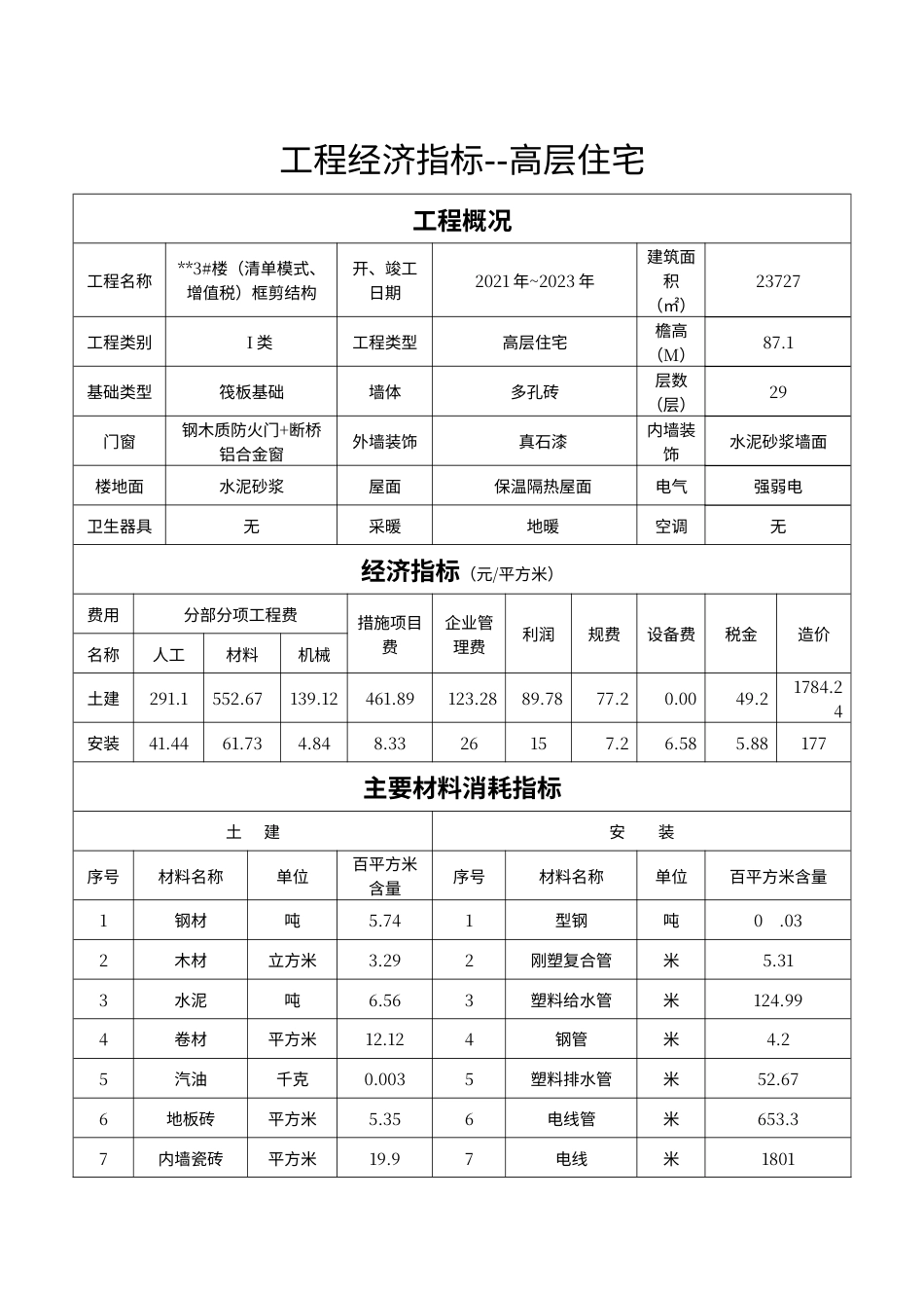 山东枣庄工程造价案例分析-高层住宅案例.pdf_第1页