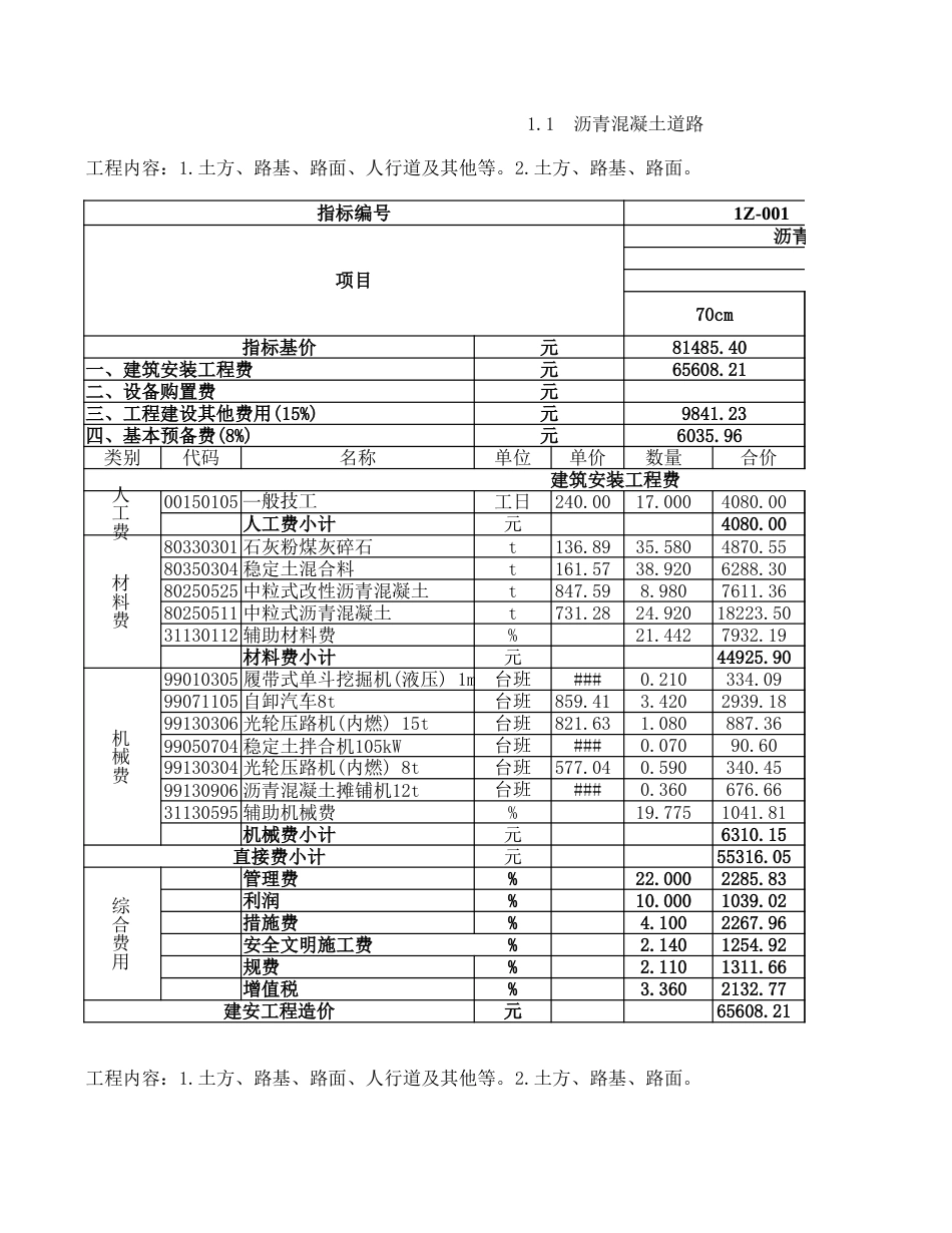 第一册道路估算指标（最终版20220111）.xlsx_第1页