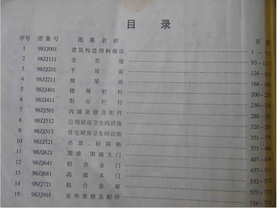 98ZJ中南标98ZJ001-98ZJ111-98ZJ201-98ZJ211-98ZJ401-98ZJ411-98ZJ501-98ZJ512-98ZJ513-98ZJ521-98ZJ621-98ZJ641-98ZJ681-98ZJ721-98ZJ901.pdf_第1页