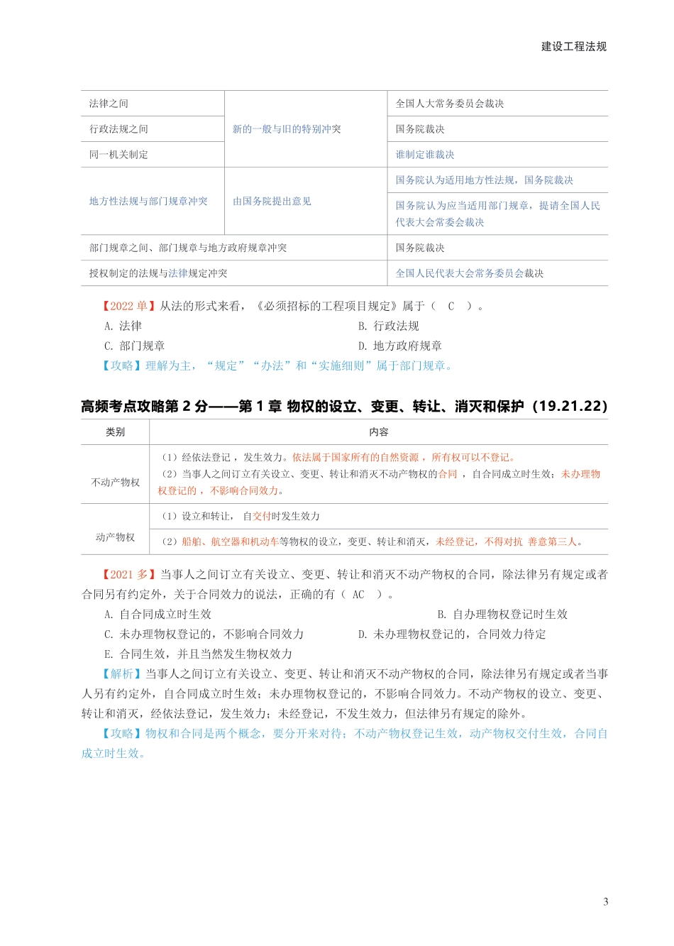 2024年一级建造师《工程法规》高频考点攻略.pdf_第3页