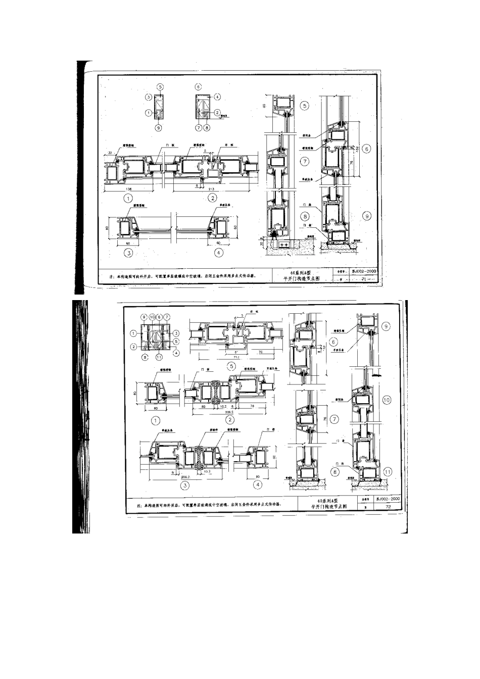 塑料门窗图集J002-2000.pdf_第2页