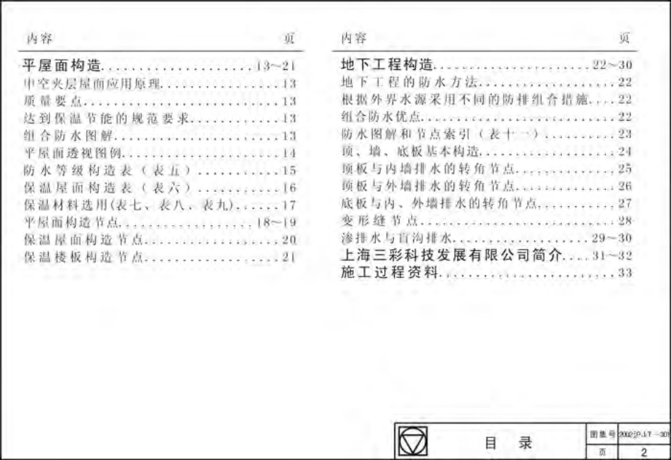 2002沪J∕T-301 建筑夹层塑料板防排水构造.pdf_第2页