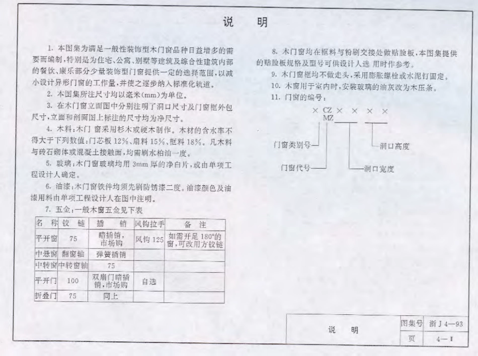浙J4-93 装饰型木门窗.pdf_第3页