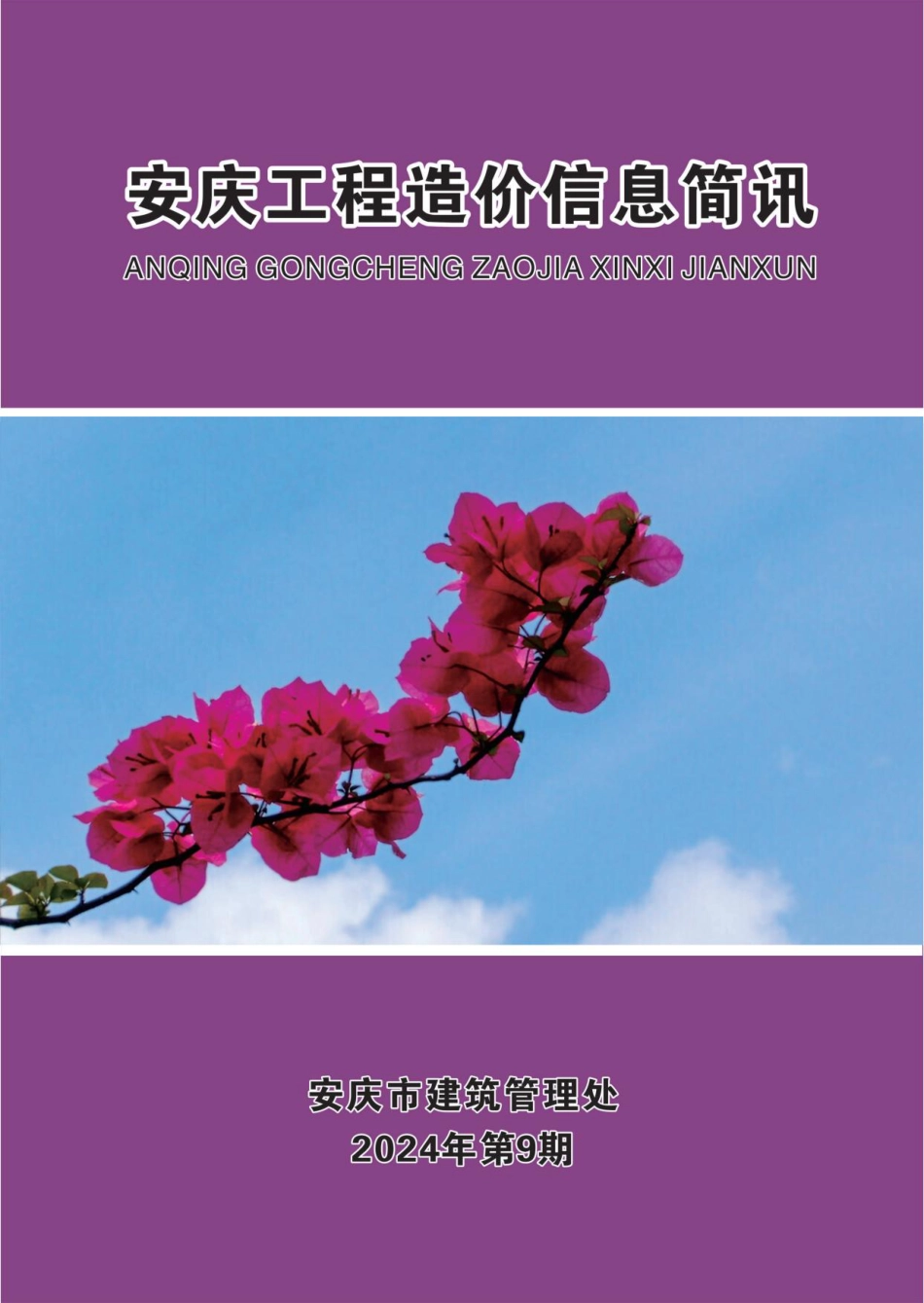 2024年第九期安庆市建设材料价格信息.pdf_第1页
