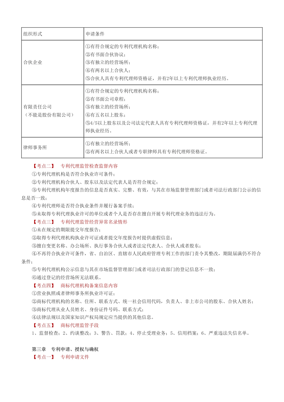 冲刺提分！2024年中级经济师《知识产权》考前25页纸.pdf_第3页