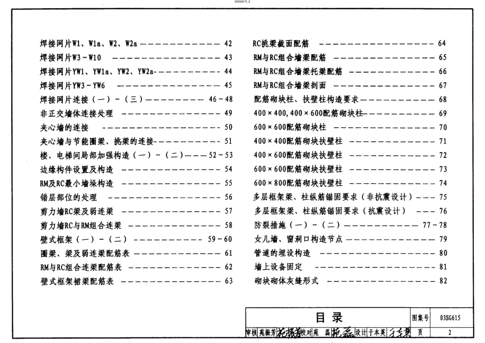 03SG615 配筋混凝土砌块砌体建筑结构构造.pdf_第2页