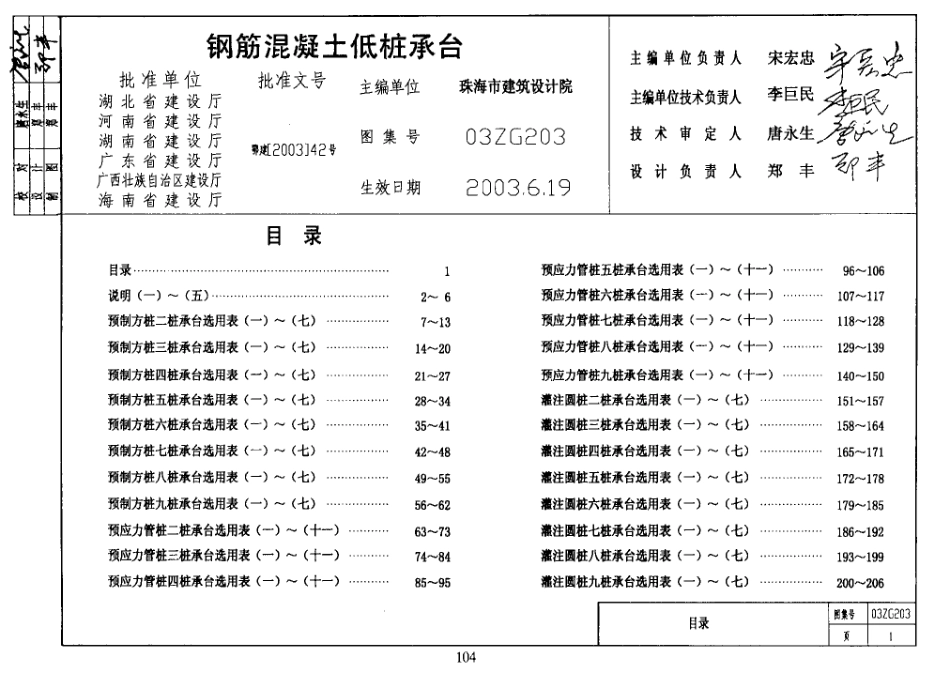 03ZG203 钢筋混凝土低桩承台.pdf_第1页