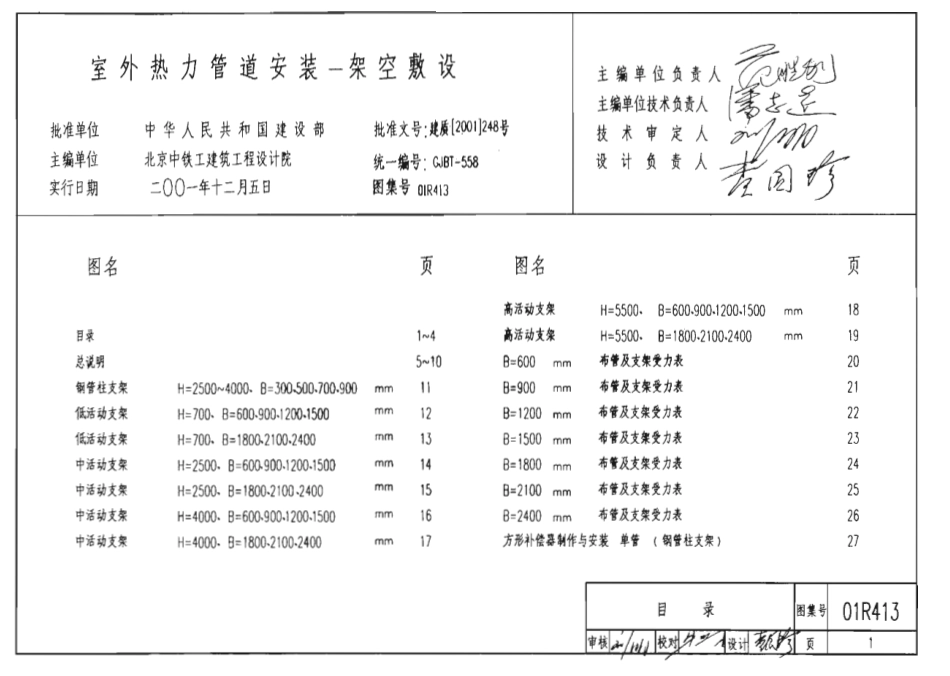 01(03)R413 室外热力管道安装—架空敷设.pdf_第2页
