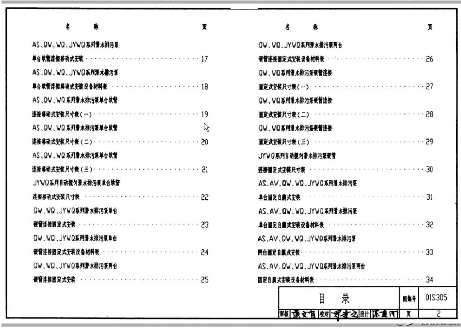 01S305 小型潜水排污泵选用及安装.pdf_第2页