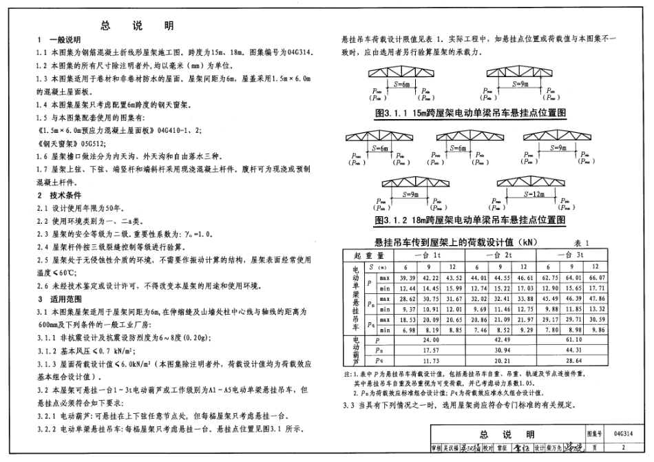 04G314 钢筋混凝土折线型屋架.pdf_第2页