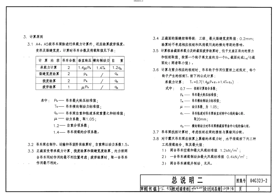 04G323-2 钢筋混凝土吊车梁（工作级别A4、A5）.pdf_第3页