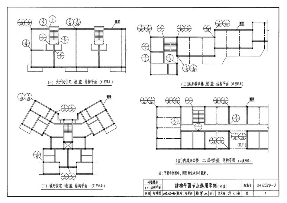 04G329-3建筑物抗震构造详图【砖墙楼房】.pdf_第3页