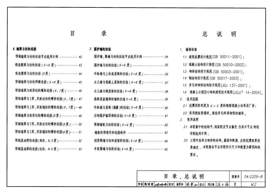 04G329-8建筑物抗震构造详图【钢筋混凝土柱单层厂房】.pdf_第2页