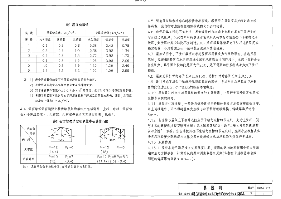 06SG515-2 轻型屋面梯形钢屋架(部分T型钢).pdf_第3页