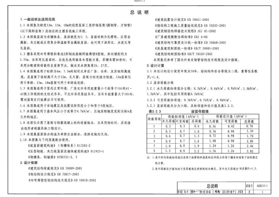 06SG517-1 轻型屋面三角形钢屋架(圆钢管、方钢管).pdf_第3页