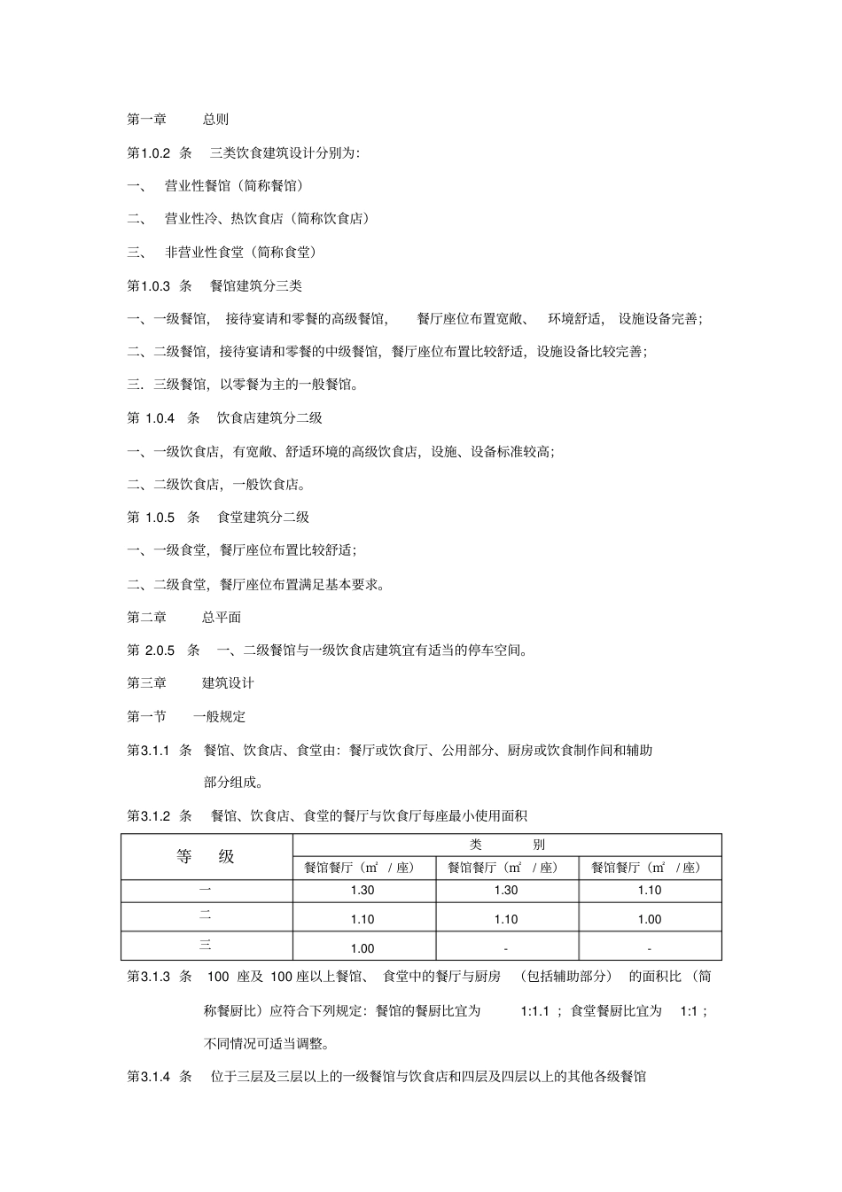 饮食建筑设计规范JGJ64-89(建筑设计部分).pdf_第1页