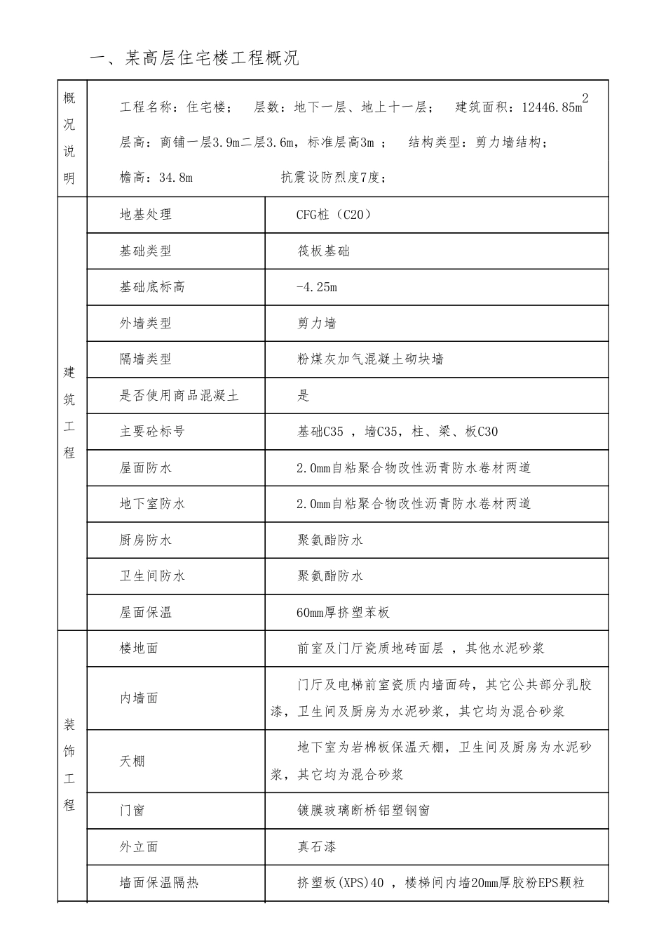 长治市2025年某高层住宅楼造价指标.pdf_第1页