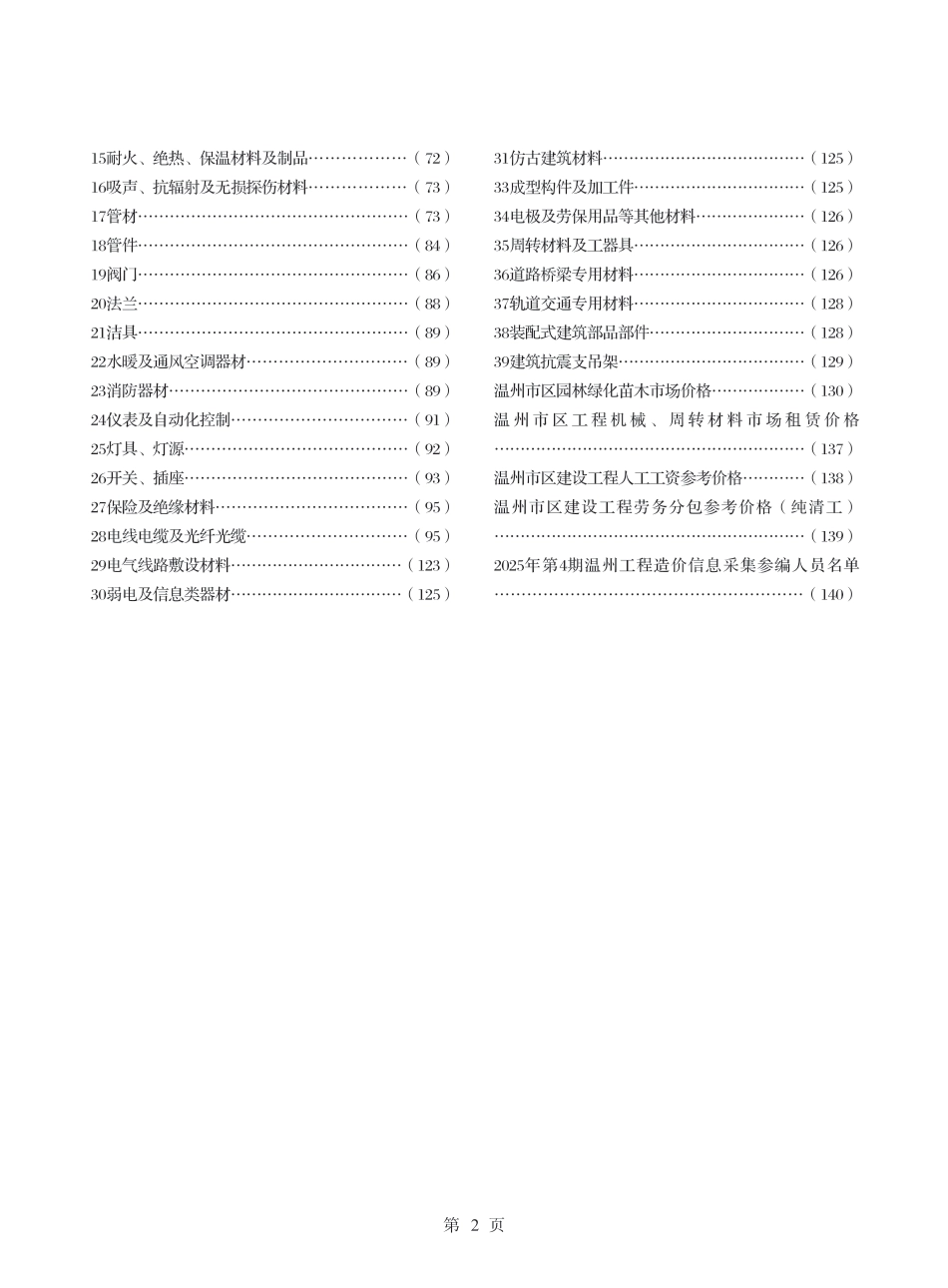 2025年4月温州工程造价信息-信息价.pdf_第2页