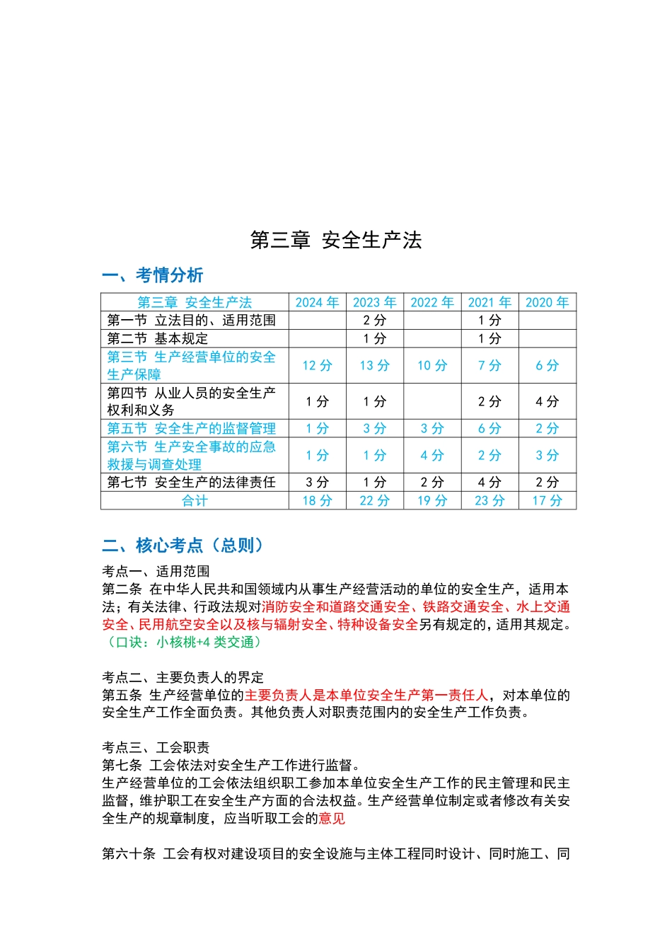 2025年注安《安全生产法律法规》高频真题考点汇总.pdf_第3页