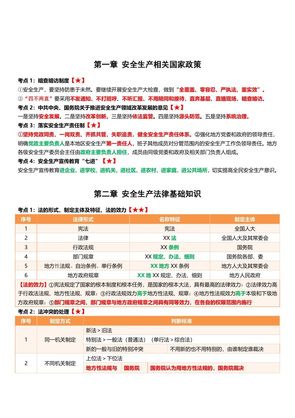 2025注安《安全生产法律法规》四色笔记.pdf_第2页