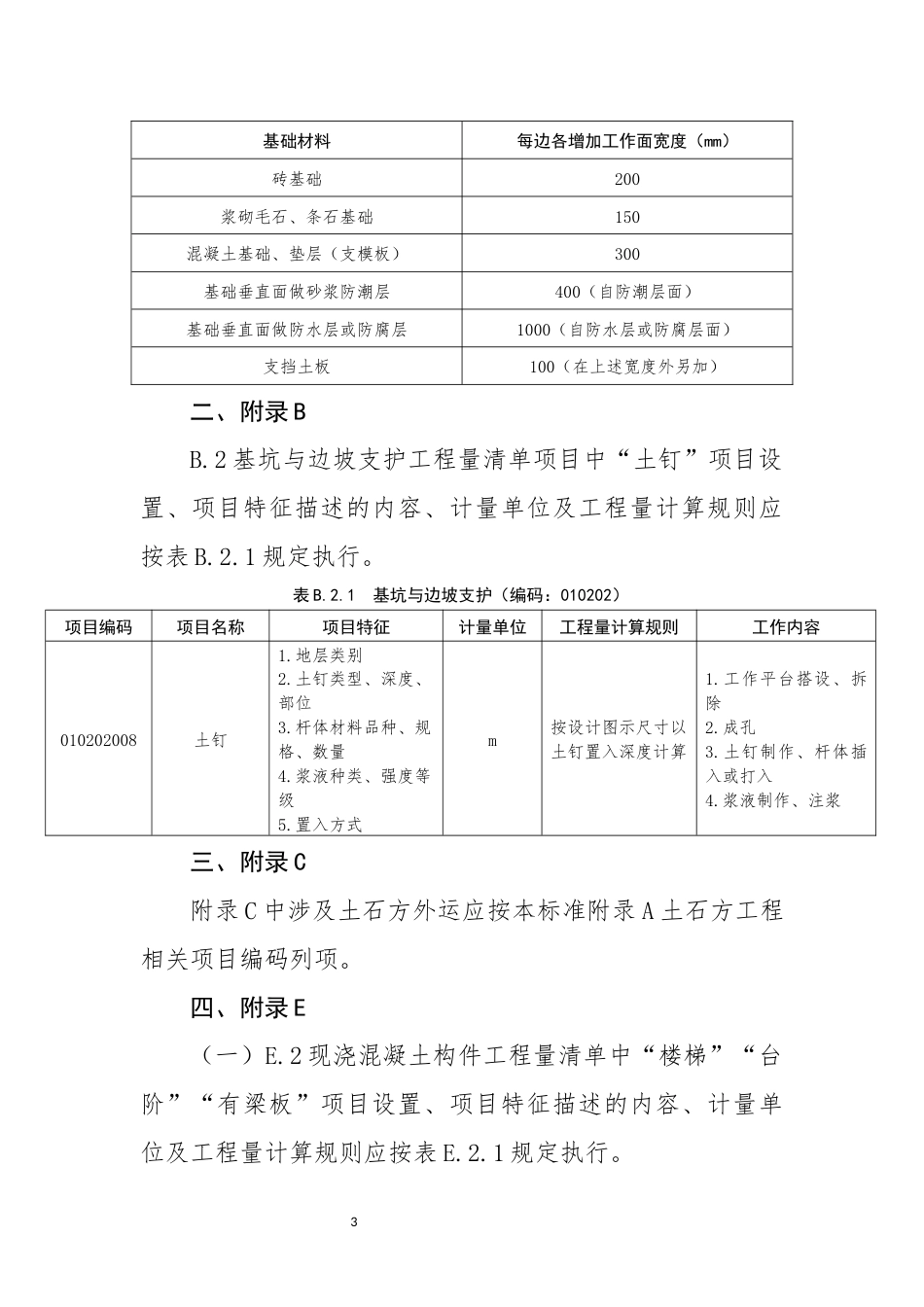 贵州省执行《房屋建筑与装饰工程工程量计算标准》（GBT 50854—2024）的实施意见.docx_第3页