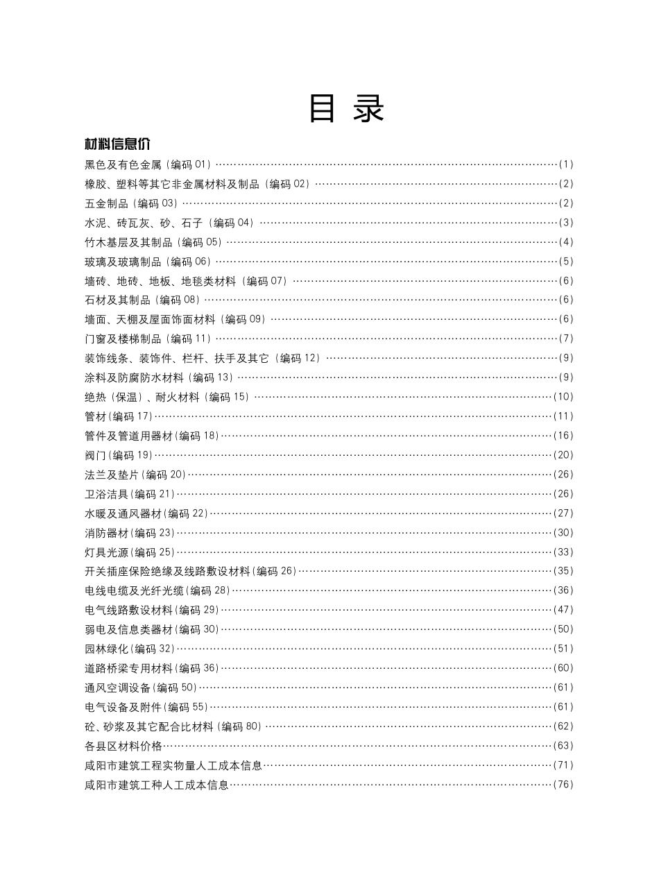《咸阳工程造价信息》2025年第5期-9、10月信息价.pdf_第2页