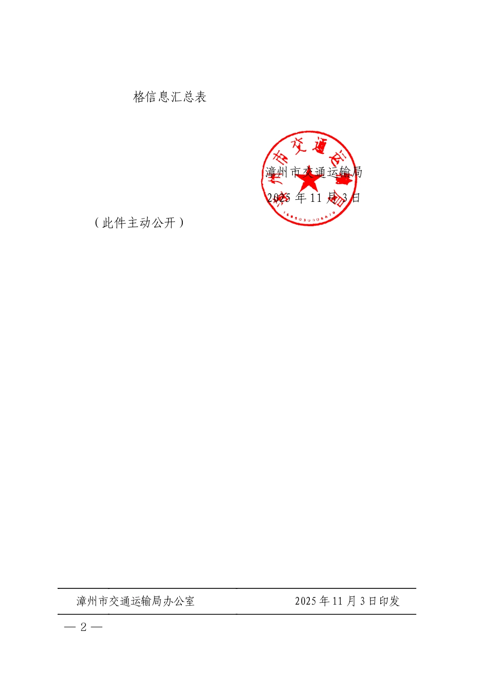 漳州市2025年10月交通工程地方材料价格信息.pdf_第2页